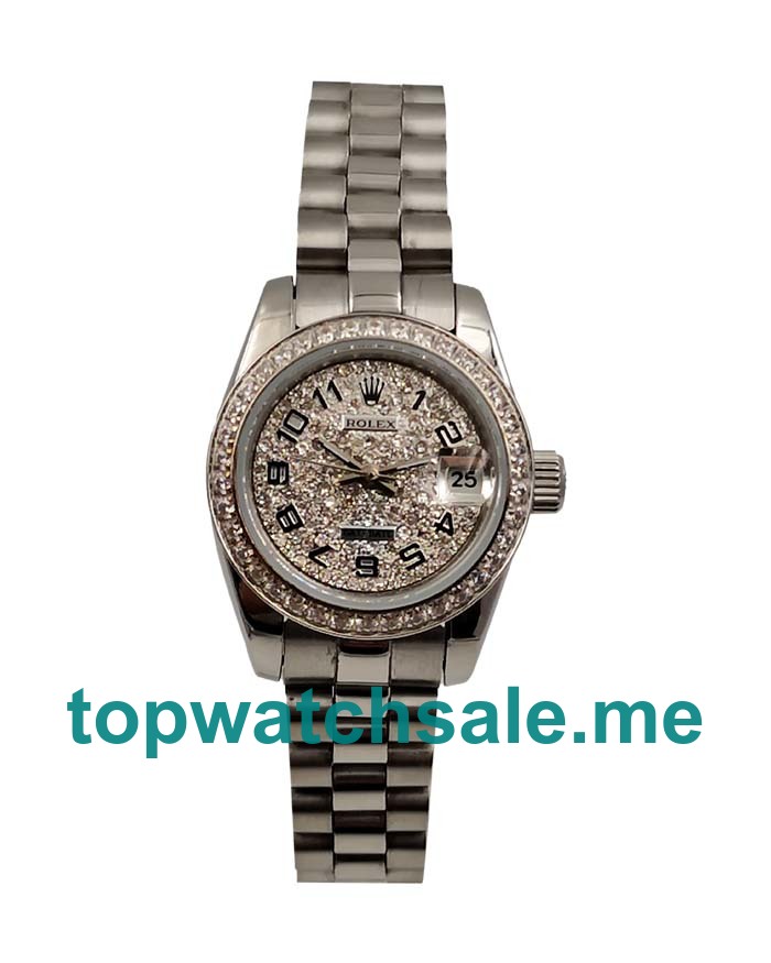 UK AAA Rolex Lady-Datejust 79174 26 MM Diamonds Dials Women Replica Watches