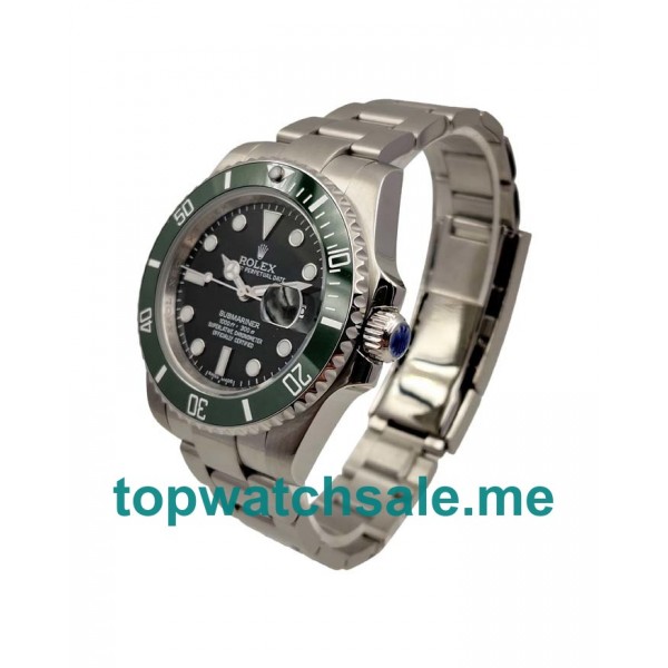 UK AAA Rolex Submariner 16610 LV 40 MM Black Dials Men Replica Watches