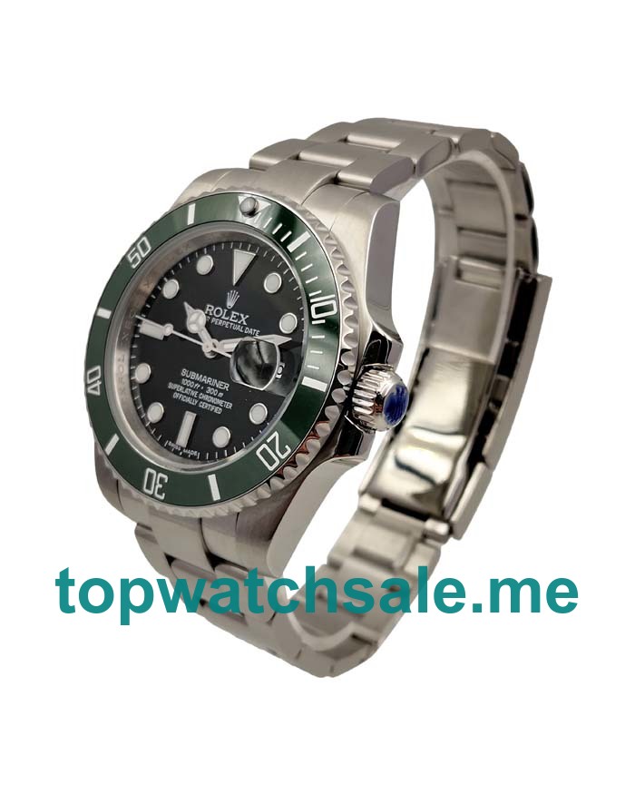 UK AAA Rolex Submariner 16610 LV 40 MM Black Dials Men Replica Watches