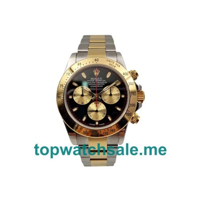 UK Swiss Made Rolex Cosmograph Daytona 116503 JF 40MM Black & Champagne Dials Men Replica Watches