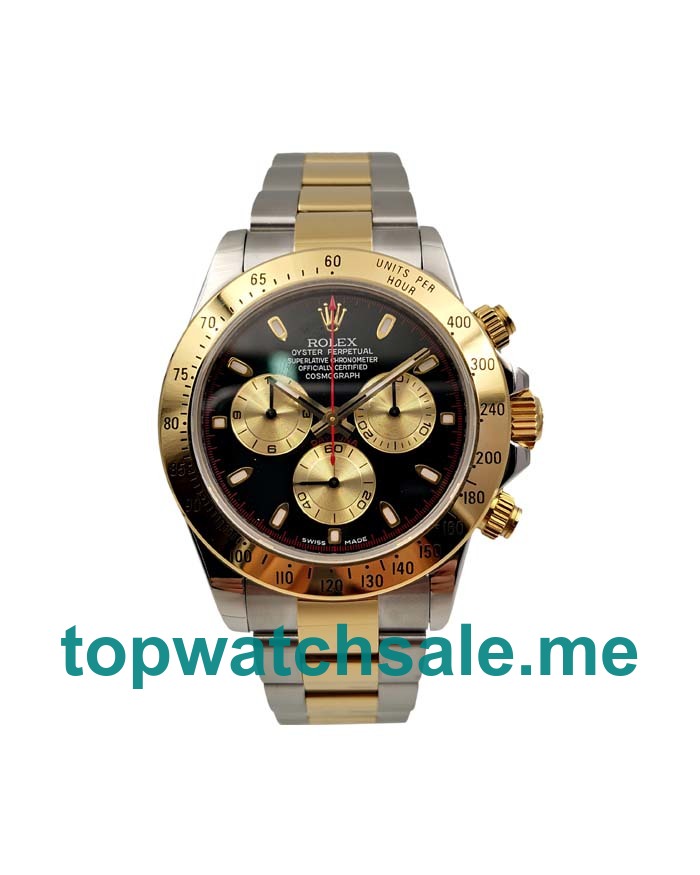 UK Swiss Made Rolex Cosmograph Daytona 116503 JF 40MM Black & Champagne Dials Men Replica Watches