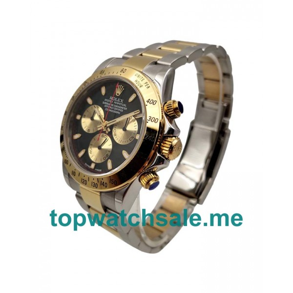 UK Swiss Made Rolex Cosmograph Daytona 116503 JF 40MM Black & Champagne Dials Men Replica Watches