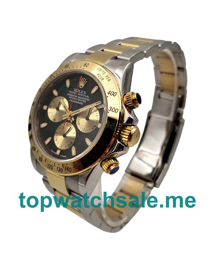 UK Swiss Made Rolex Cosmograph Daytona 116503 JF 40MM Black & Champagne Dials Men Replica Watches
