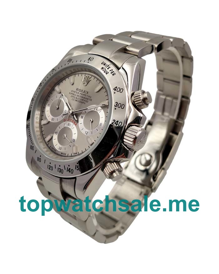 UK AAA Rolex Daytona 116520 40 MM Gray Dials Men Replica Watches