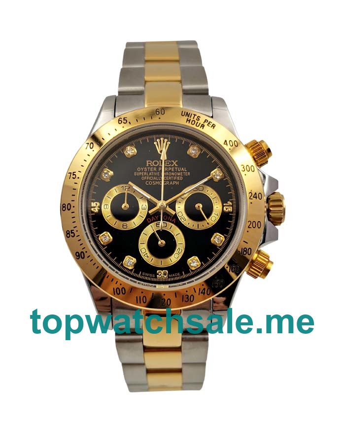 UK AAA Rolex Daytona 116523 40 MM Black Dials Men Replica Watches