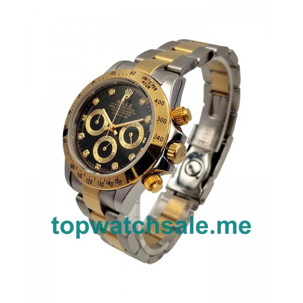 UK AAA Rolex Daytona 116523 40 MM Black Dials Men Replica Watches