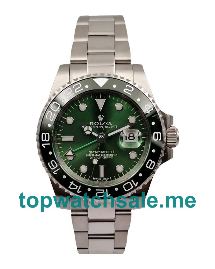 UK Swiss Made Rolex GMT-Master II 116710 LN 40 MM Green Dials Men Replica Watches
