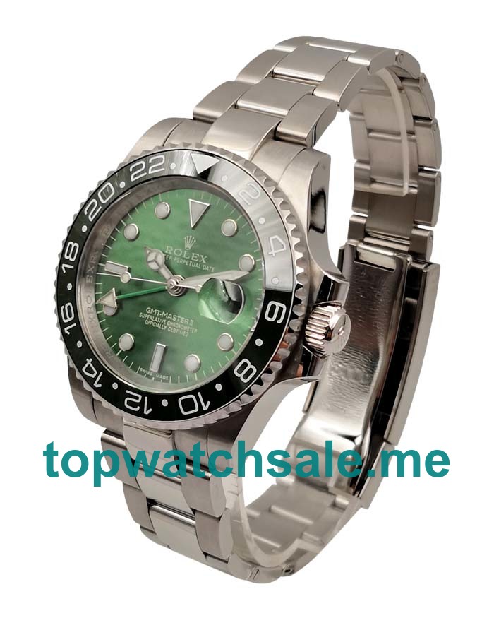 UK Swiss Made Rolex GMT-Master II 116710 LN 40 MM Green Dials Men Replica Watches