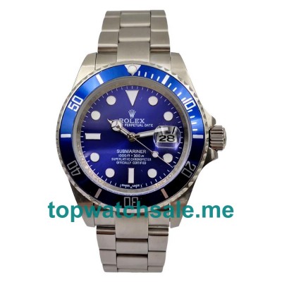 UK AAA Rolex Submariner 116619 LB 40 MM Blue Dials Men Replica Watches