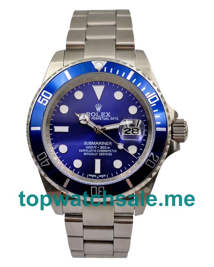 UK AAA Rolex Submariner 116619 LB 40 MM Blue Dials Men Replica Watches