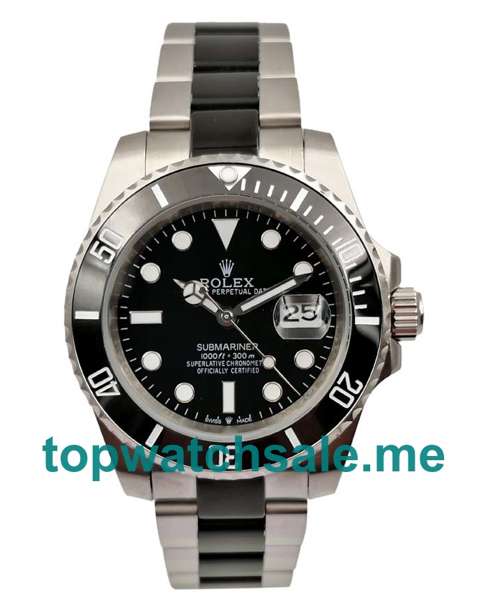 UK AAA Rolex Submariner 116610 LN 40 MM Black Dials Men Replica Watches