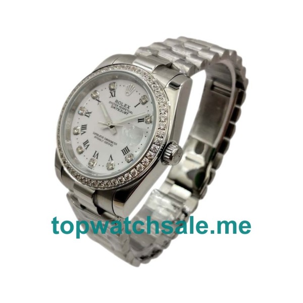 UK AAA Rolex Datejust 116244 36 MM White Dials Men Replica Watches