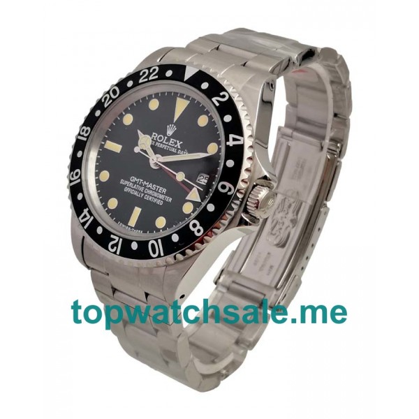 UK Swiss Made Rolex GMT-Master 16700 40 MM Black Dials Men Replica Watches