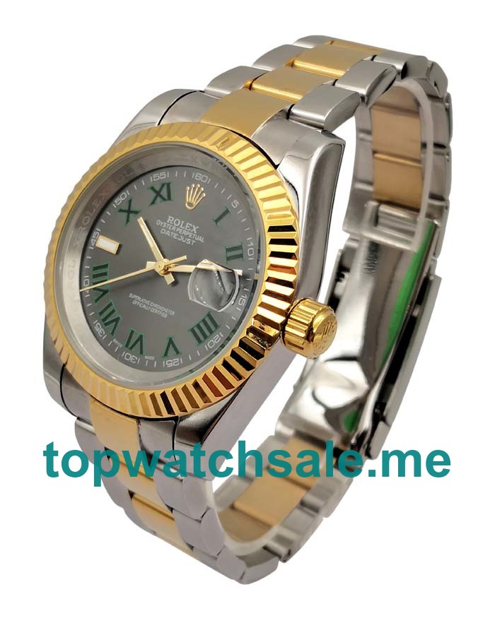 UK AAA Rolex Datejust 116333 41 MM Gray Dials Men Replica Watches