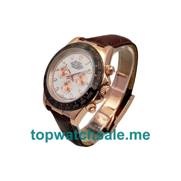 UK AAA Rolex Daytona 116515 LN 40 MM White Dials Men Replica Watches