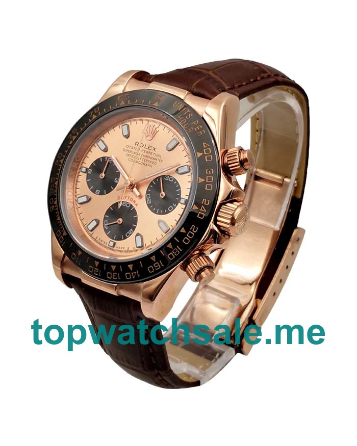 UK AAA Rolex Daytona 116515 LN 40 MM Pink Dials Men Replica Watches