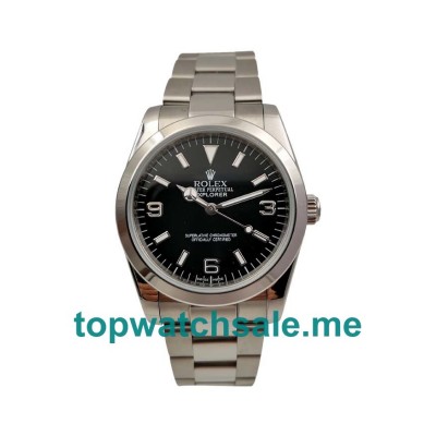 UK AAA Rolex Explorer 114270 36MM Black Dials Men Replica Watches