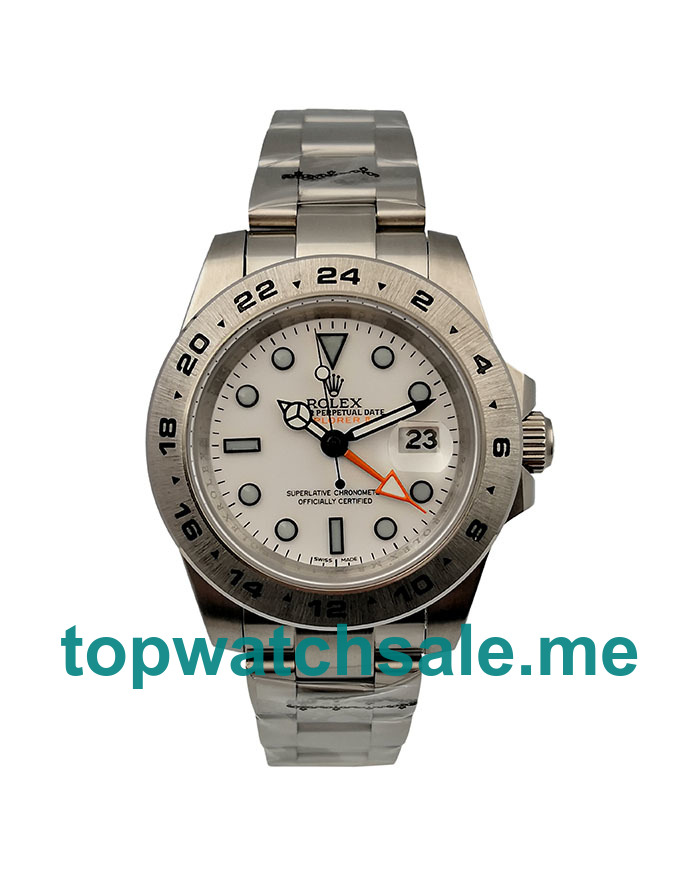 UK AAA Rolex Explorer II 216570 41 MM White Dials Men Replica Watches