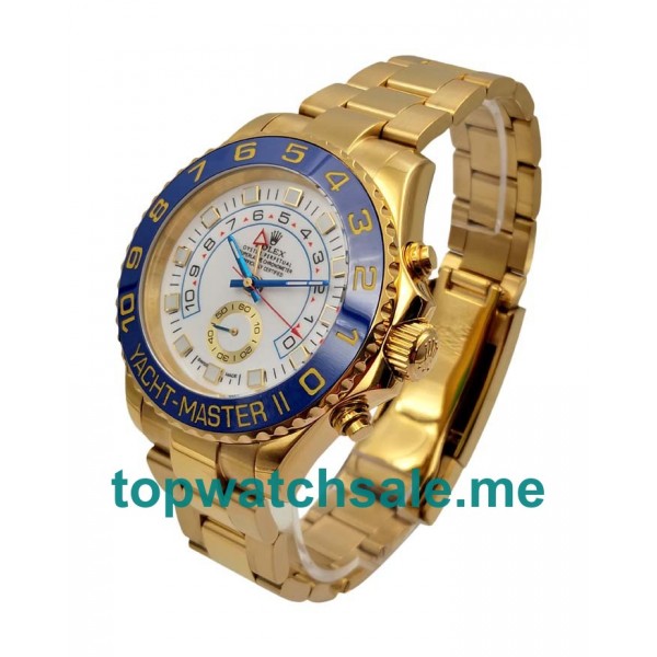 UK AAA Rolex Yacht-Master II 116688 44 MM White Dials Men Replica Watches