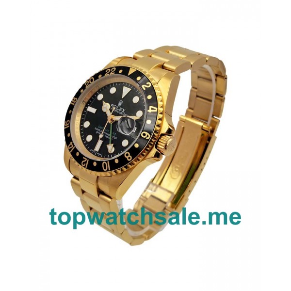 UK AAA Rolex GMT-Master II 16718 LN 40 MM Black Dials Men Replica Watches