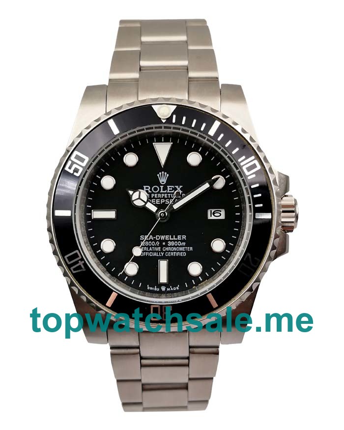 UK AAA Rolex Sea-Dweller Deepsea 116660 40 MM Black Dials Men Replica Watches