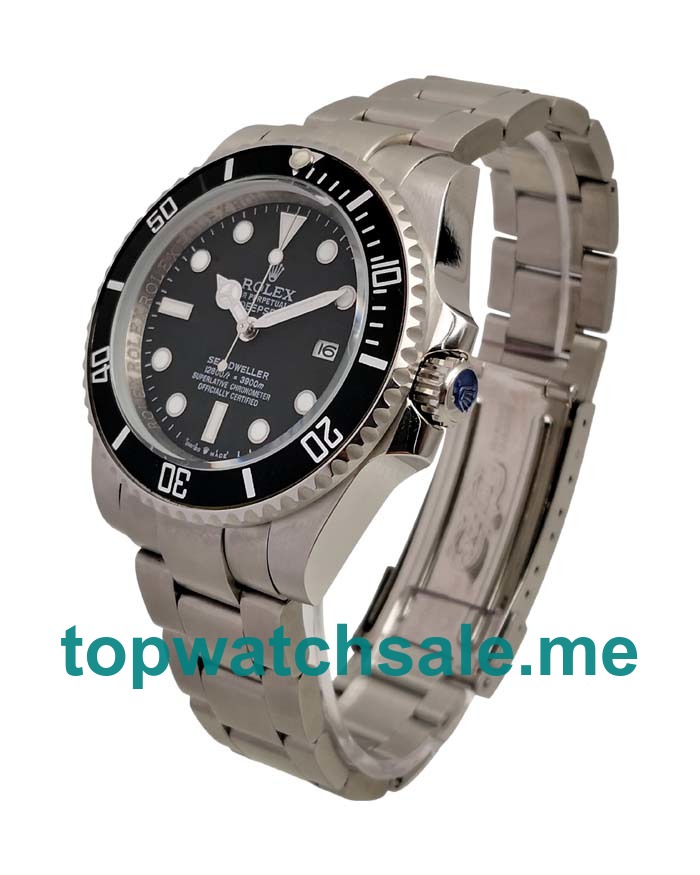 UK AAA Rolex Sea-Dweller Deepsea 116660 40 MM Black Dials Men Replica Watches
