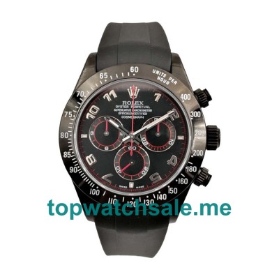 UK Swiss Made Rolex Daytona 116509 40 MM Black Dials Men Replica Watches