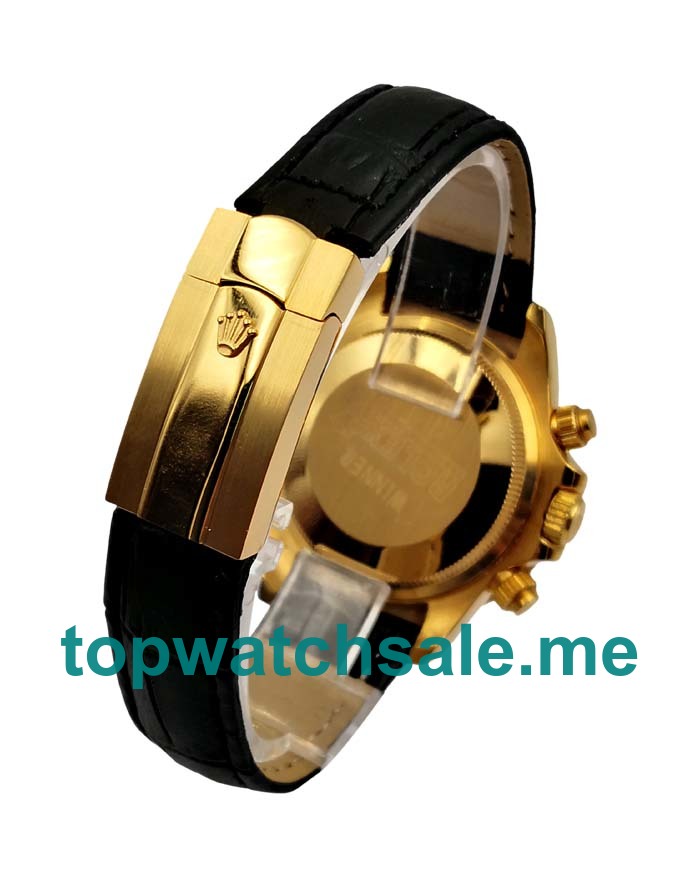 UK AAA Rolex Daytona 116508 36.5 MM Black Dials Men Replica Watches