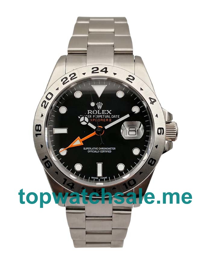 UK Swiss Made Rolex Explorer II 216570 42 MM Black Dials Men Replica Watches