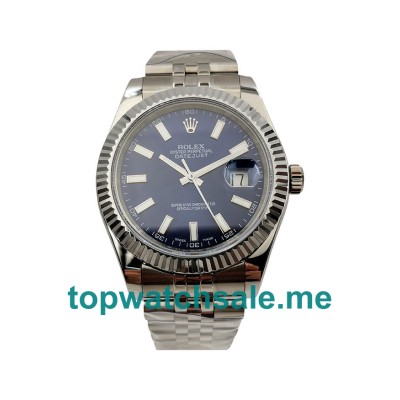 UK Swiss Made Rolex Datejust 116334 41 MM Blue Dials Men Replica Watches