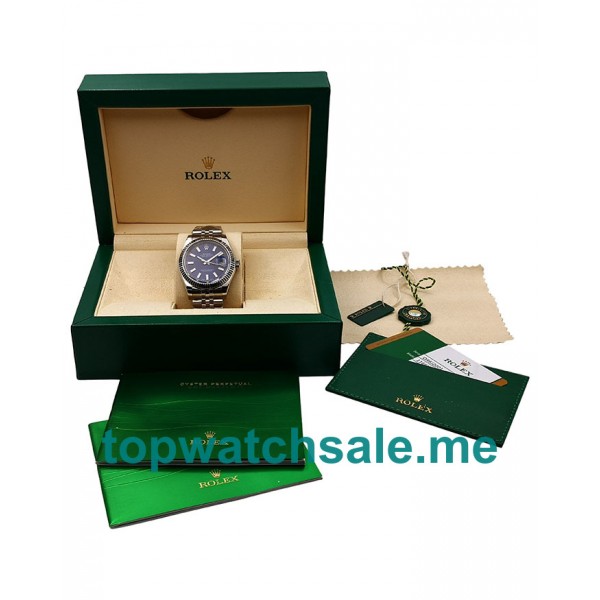UK Swiss Made Rolex Datejust 116334 41 MM Blue Dials Men Replica Watches