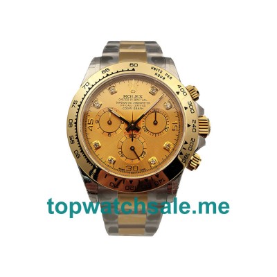 UK Swiss Made Rolex Daytona 116503 40 MM Champagne Dials Men Replica Watches