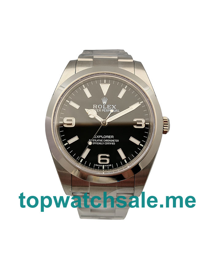 UK Swiss Made Rolex Explorer 214270 39 MM Black Dials Men Replica Watches