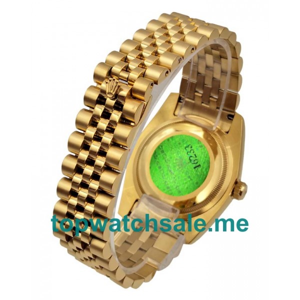 UK AAA Rolex Datejust 16238 36 MM Blue Dials Men Replica Watches