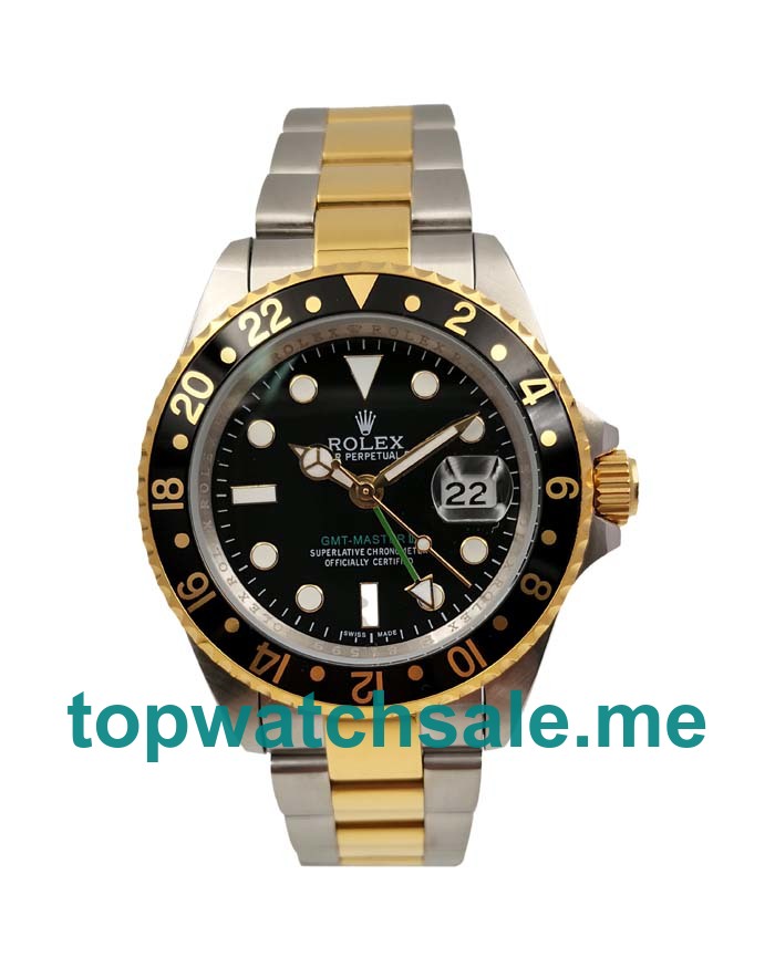 UK AAA Rolex GMT-Master II 16713 LN 40 MM Black Dials Men Replica Watches