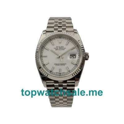 UK Swiss Made Rolex Datejust 116234 36 MM Silver Dials Men Replica Watches