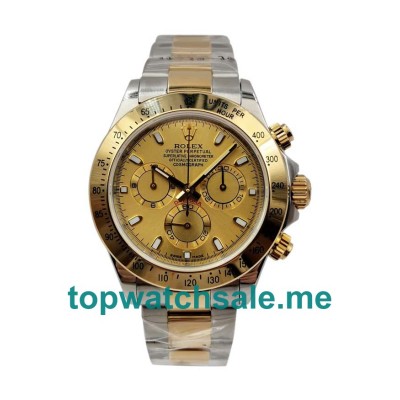 UK Swiss Made Rolex Daytona 116523 40 MM Champagne Dials Men Replica Watches