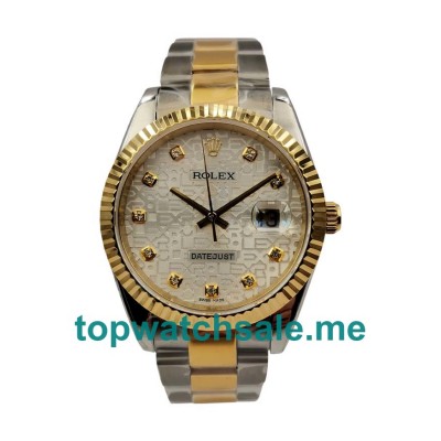 UK Swiss Made Rolex Datejust 116233 41 MM Silver Dials Men Replica Watches