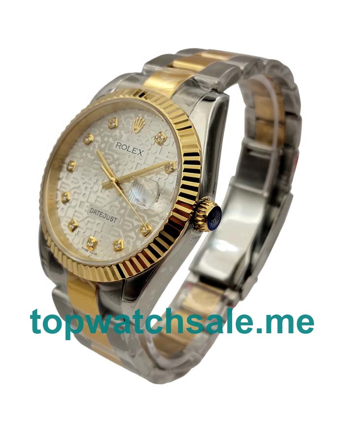 UK Swiss Made Rolex Datejust 116233 41 MM Silver Dials Men Replica Watches