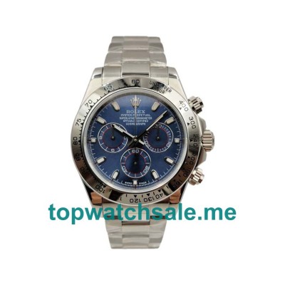 UK Swiss Made Rolex Daytona 116509 40 MM Blue Dials Men Replica Watches