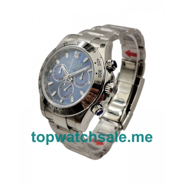 UK Swiss Made Rolex Daytona 116509 40 MM Blue Dials Men Replica Watches