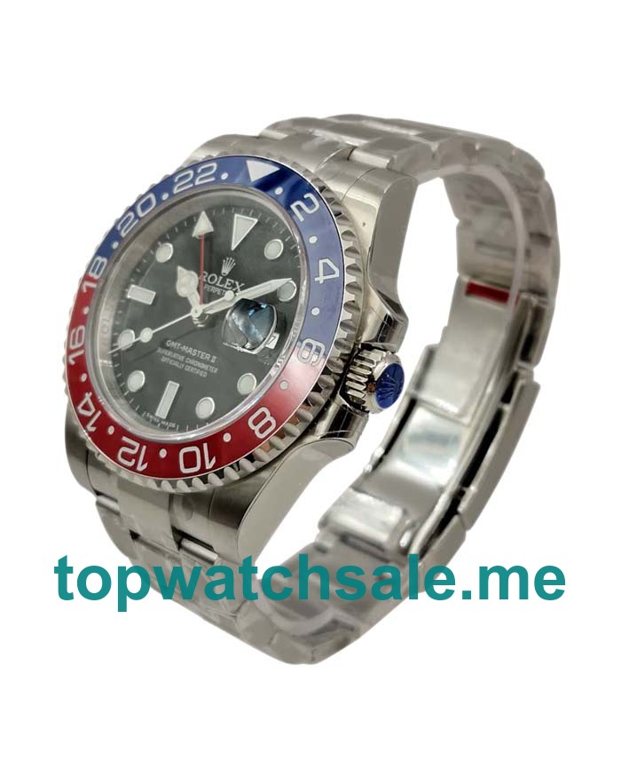 UK Swiss Made Rolex GMT-Master II 116719 40 MM Black Dials Men Replica Watches