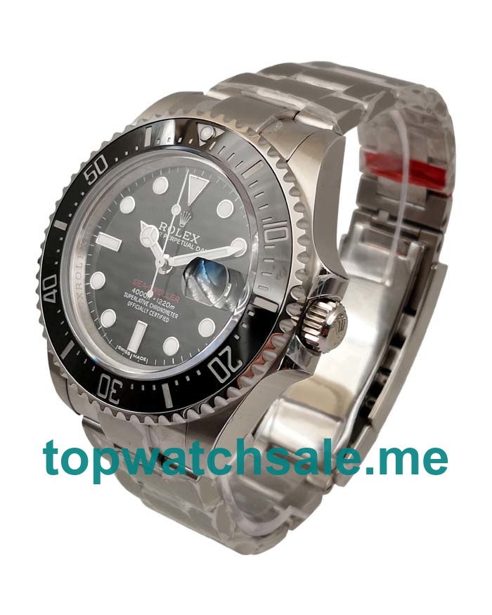 UK Swiss Made Rolex Sea-Dweller 126600 43 MM Black Dials Men Replica Watches