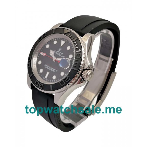 UK Swiss Made Rolex Replica Yacht-Master 116655 40 MM Black Dials Men Replica Watches