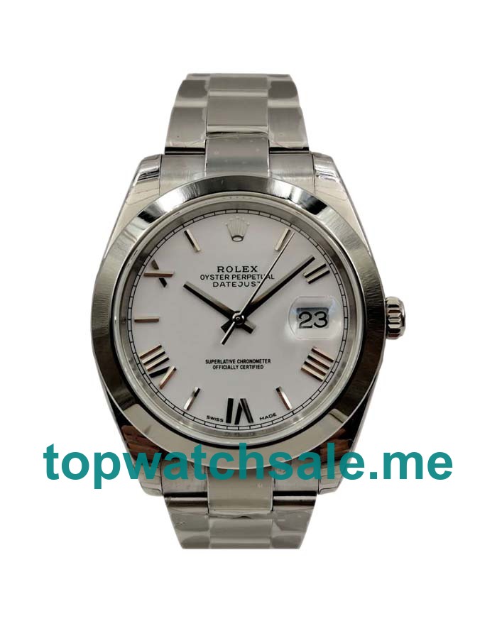 UK Swiss Made Rolex Datejust 116200 40 MM White Dials Men Replica Watches