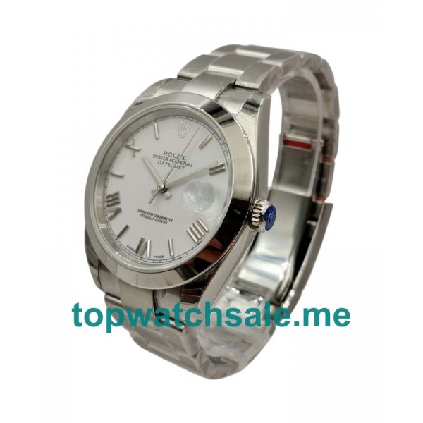 UK Swiss Made Rolex Datejust 116200 40 MM White Dials Men Replica Watches