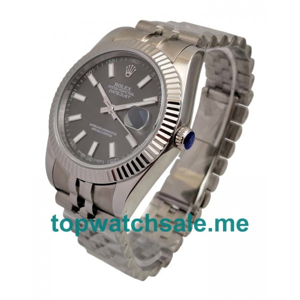 UK Swiss Made Rolex Datejust 126334 41 MM Anthracite Dials Men Replica Watches