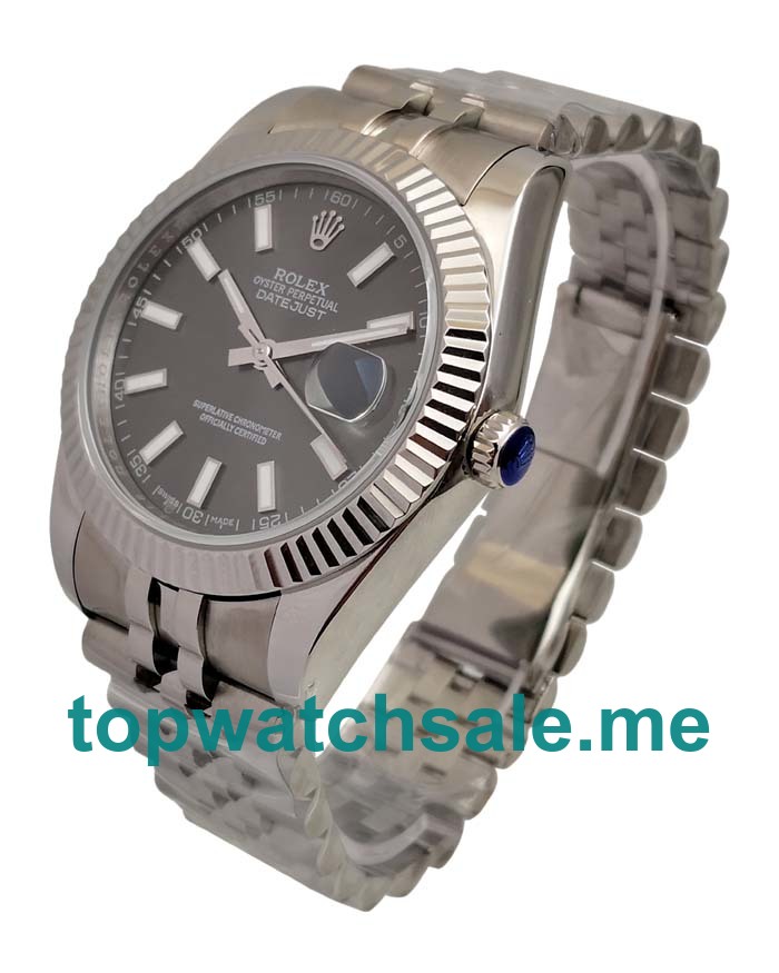 UK Swiss Made Rolex Datejust 126334 41 MM Anthracite Dials Men Replica Watches