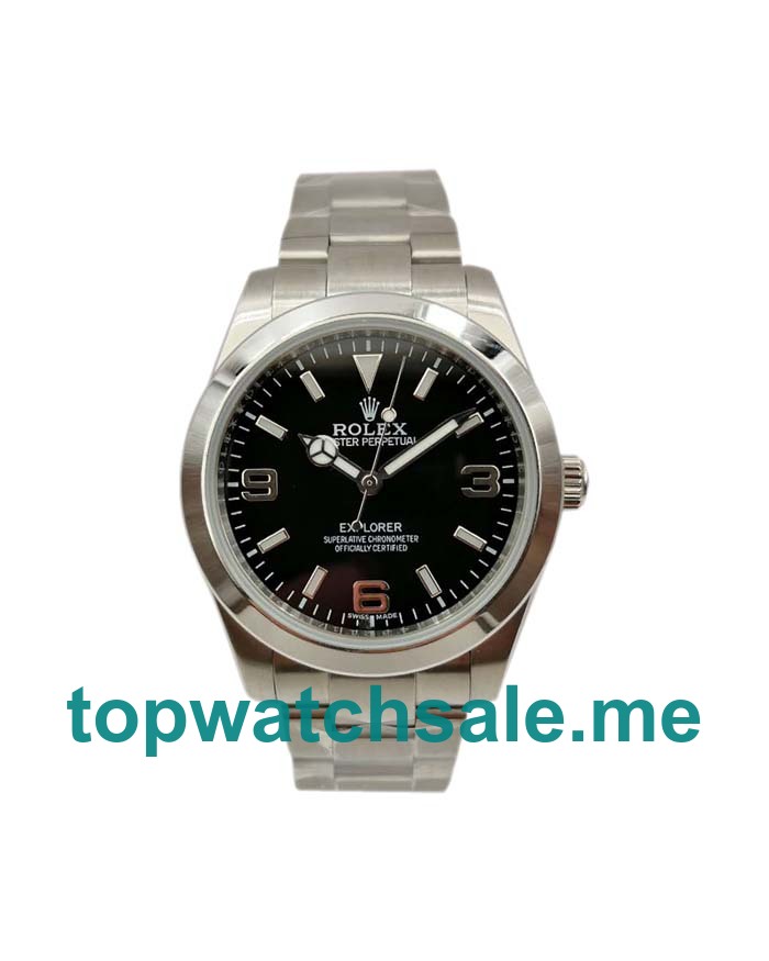 UK Swiss Made Rolex Explorer 214270 39 MM Black Dials Men Replica Watches