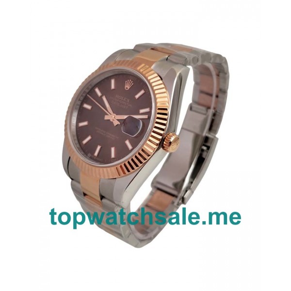 UK Swiss Made Rolex Datejust 126331 41 MM Chocolate Dials Men Replica Watches